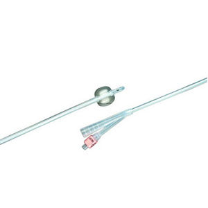 2-Way 100% Silicone Foley Catheter 14 Fr 5 cc