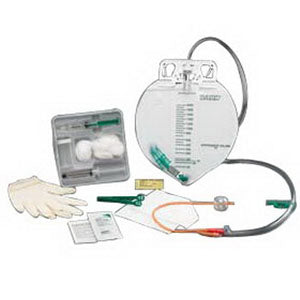 BARDEX 100% Silicone Drain Bag Foley Catheter Tray 16 Fr 5 cc