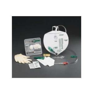 Advance Lubrisil Indwelling Catheter Tray Foley 14 Fr 5 cc Balloon, PVC with 2000 mL Collection Bag and StatLock
