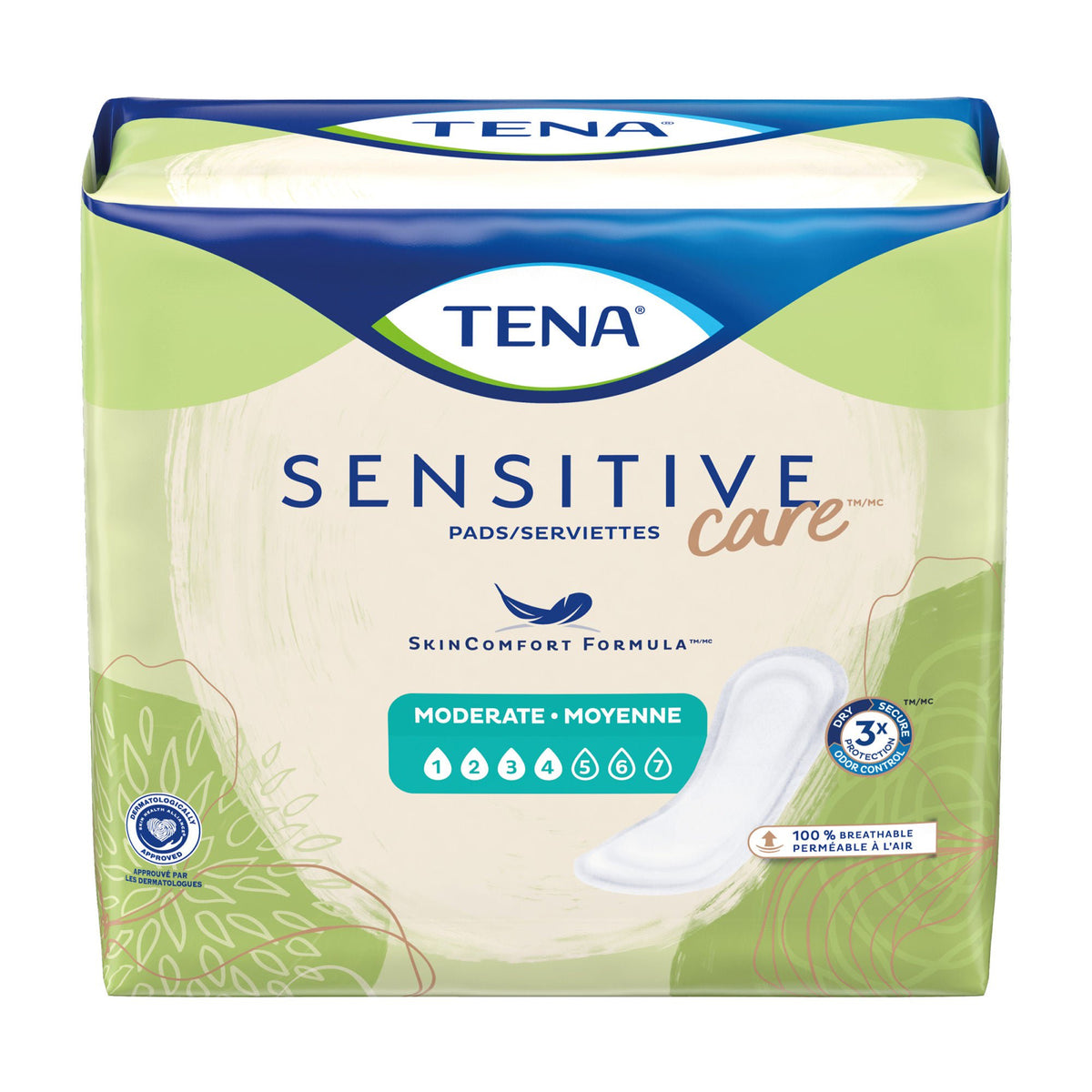Tena® Intimates™ Moderate Bladder Control Pad, 11-Inch Length, BG/20