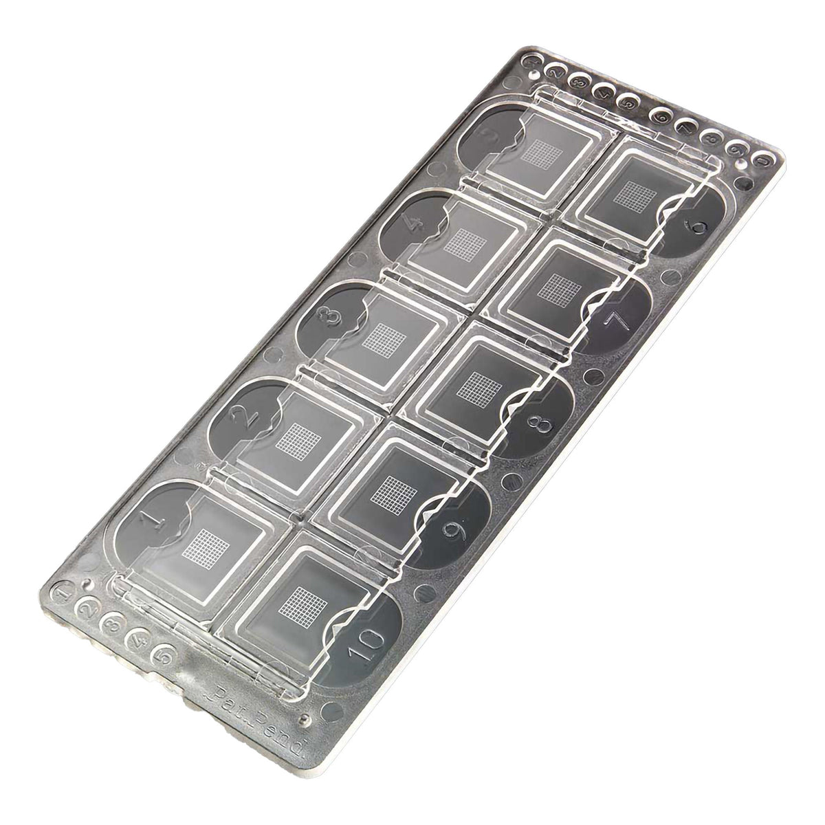 McKesson Acrylic Microscope Precision Grid Slide, 10-Chamber, BX/100