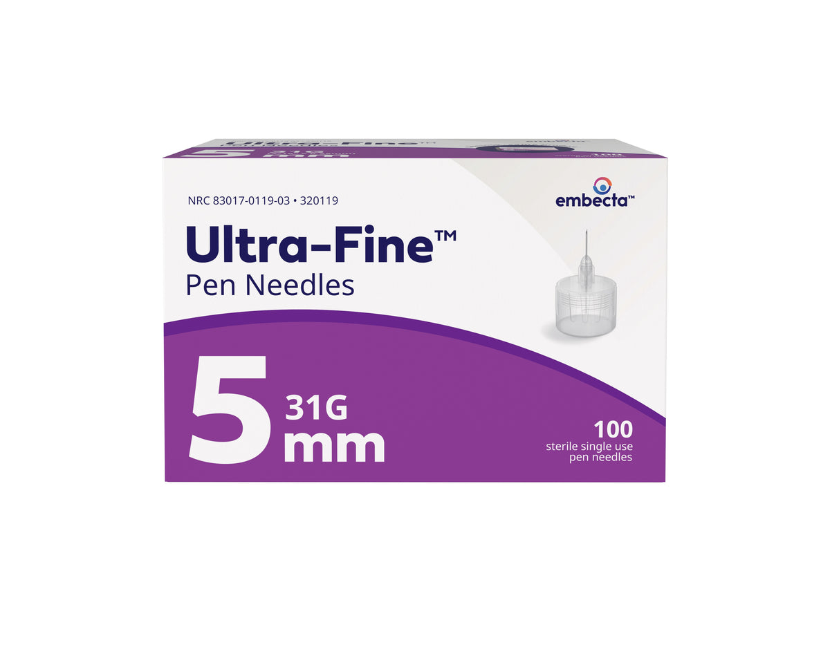 Ultra-Fine III Mini Pen Needle 31G x 3/16" (100 count)