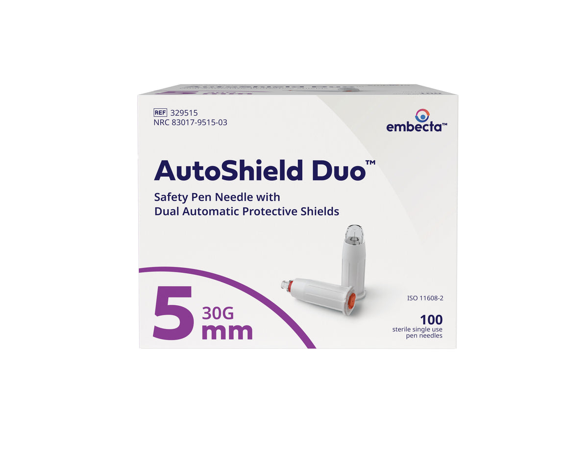 AutoShield Duo Pen Needle, 30G x 5mm