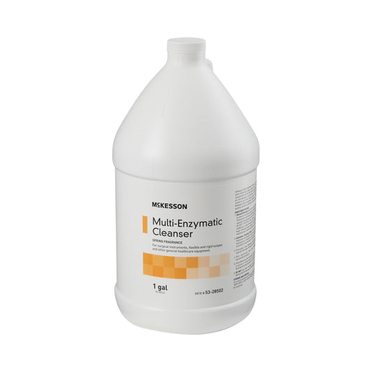 McKesson Multi-Enzymatic Instrument Detergent, 1 gal Jug, Spring Fresh Scent, EA/1