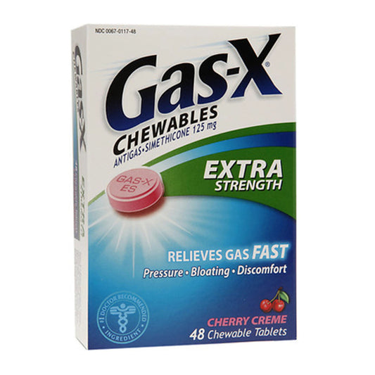 Gas-X® 125 mg Chewable Tablets Extra Strength, Cherry Creme, BT/1