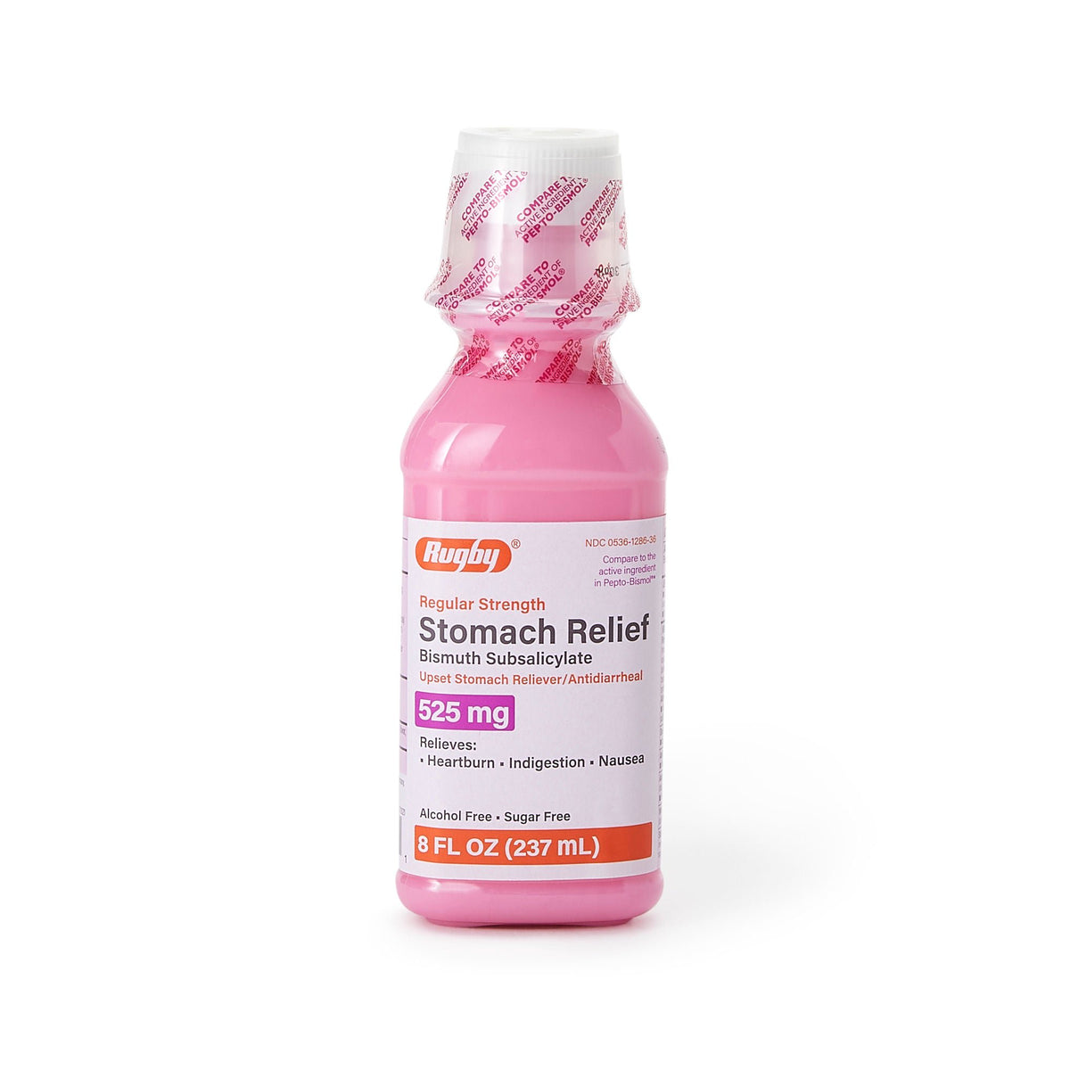 Rugby Bismuth Subsalicylate Anti-Diarrheal, 8-ounce Bottle, EA/1