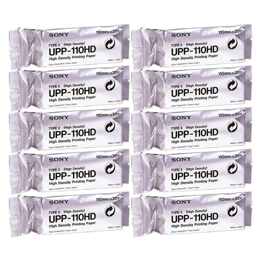 PAPER, THERMAL F/SONY UPP-110HD (10/BX), BX/10