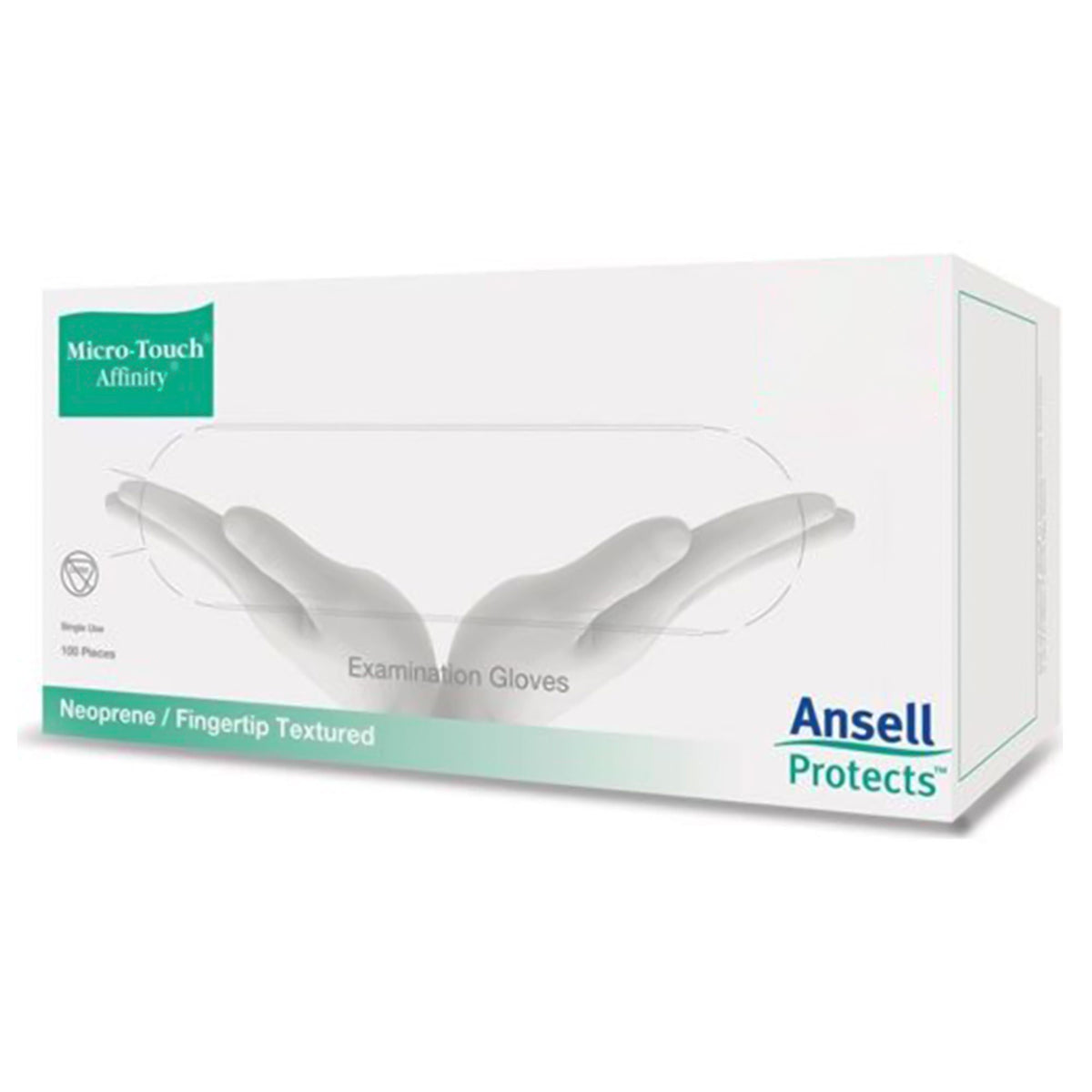 Micro-Touch® Affinity® Polychloroprene Exam Glove, Large, Green