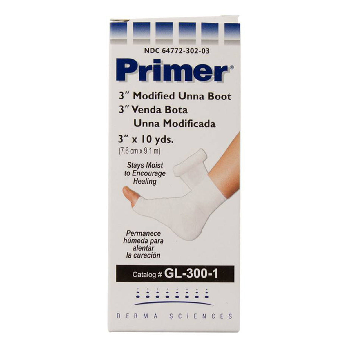 Primer® Unna Boot with Zinc Oxide, 3 Inch x 10 Yard, EA/1