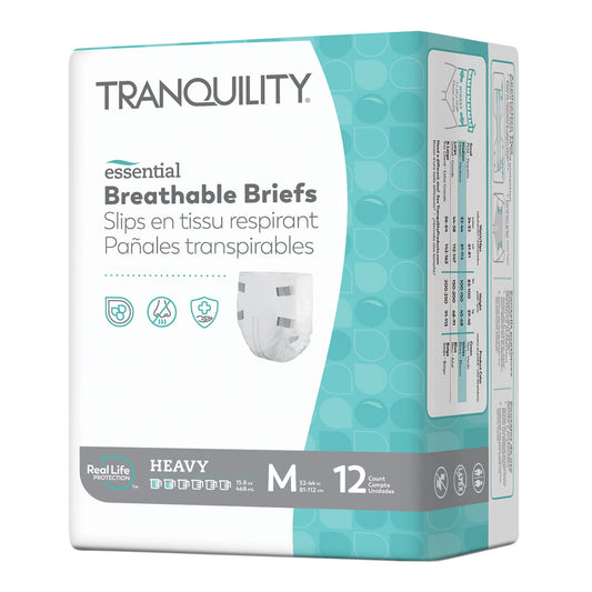 Tranquility® Essential Heavy Incontinence Brief, Medium, CS/96