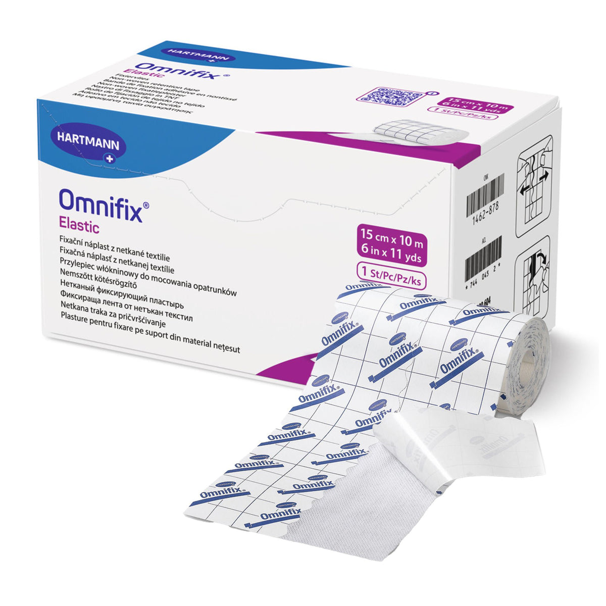 Omnifix® Nonwoven Dressing Retention Tape, 6 Inch x 10 Yard, White, RL/1