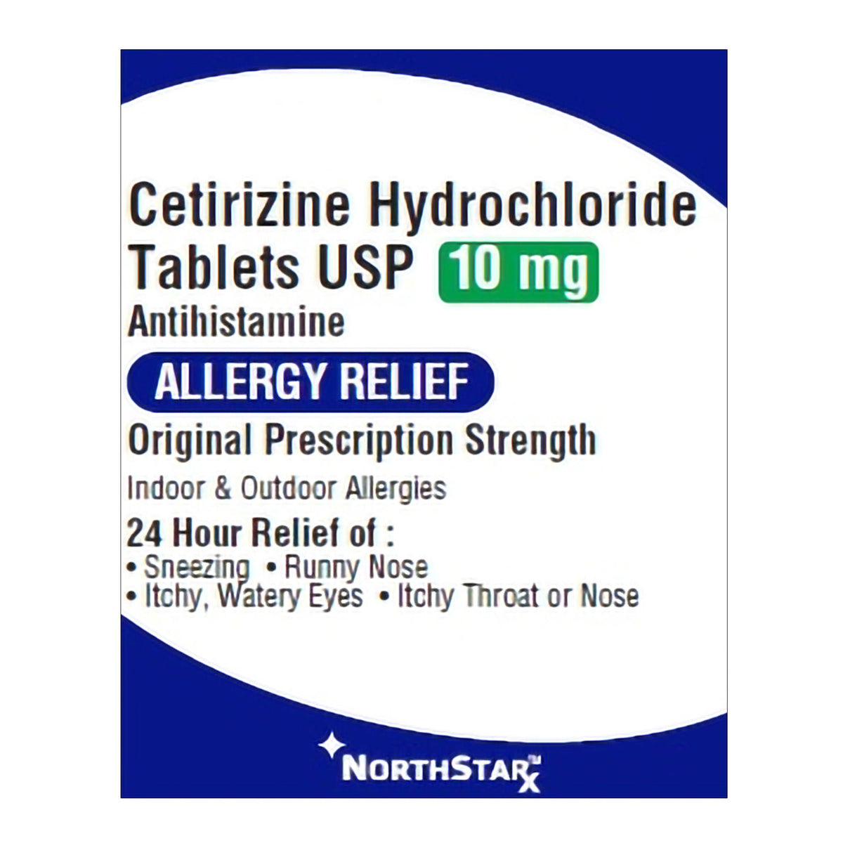 NorthStar Rx Cetirizine Antihistamine, BT/1