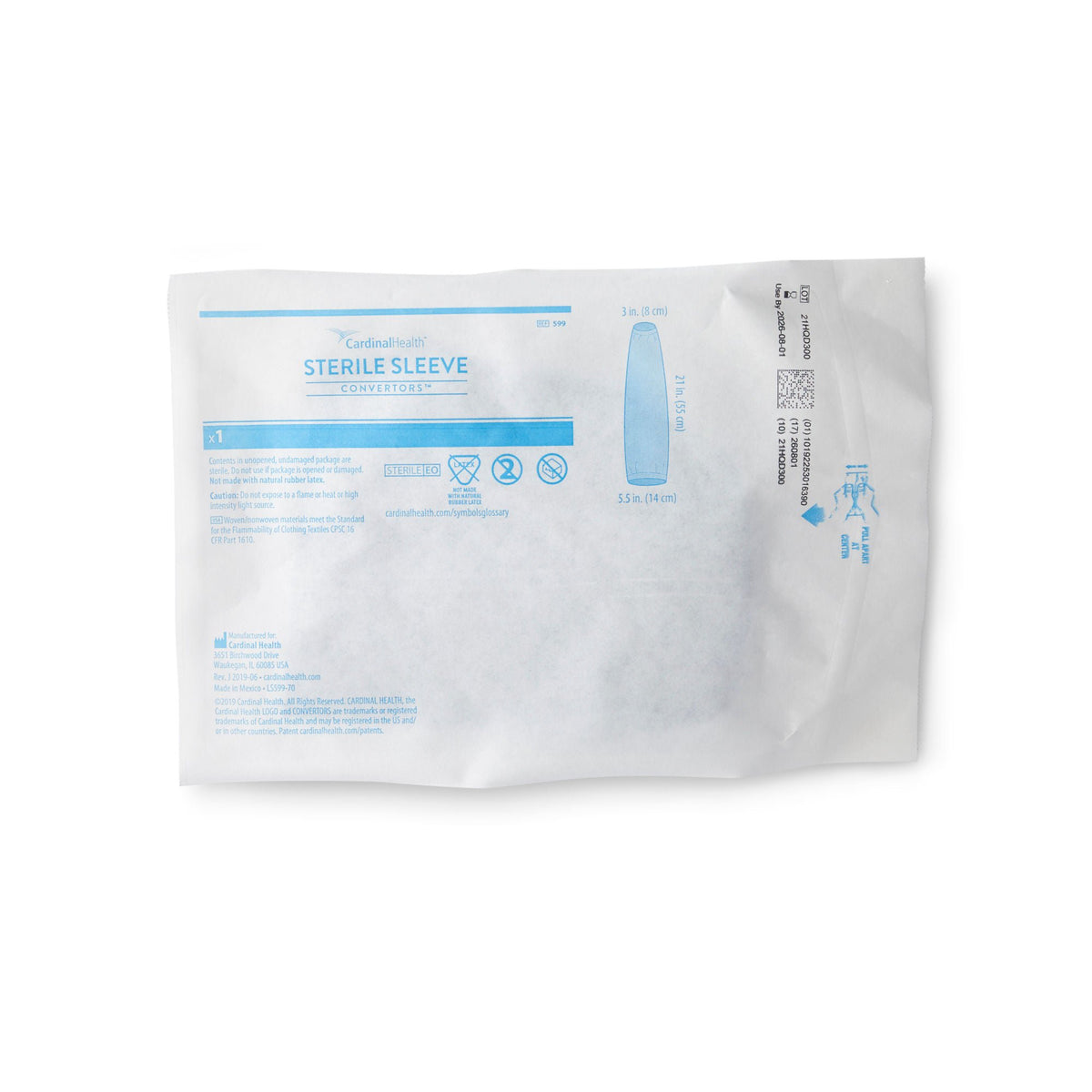 Cardinal Health™ Protective Surgical Sleeve, Sterile, CS/60