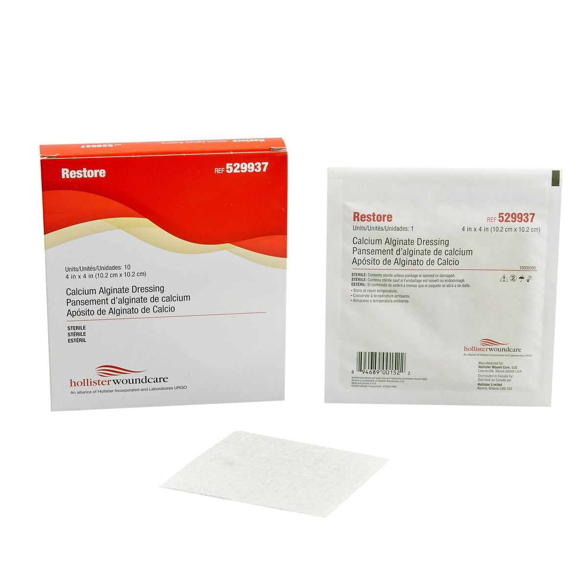 Restore™ Alginate Dressing, 4 x 4 Inch