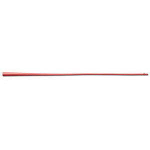 Smooth Tip Red Rubber Intermittent Catheter 14 Fr 16"