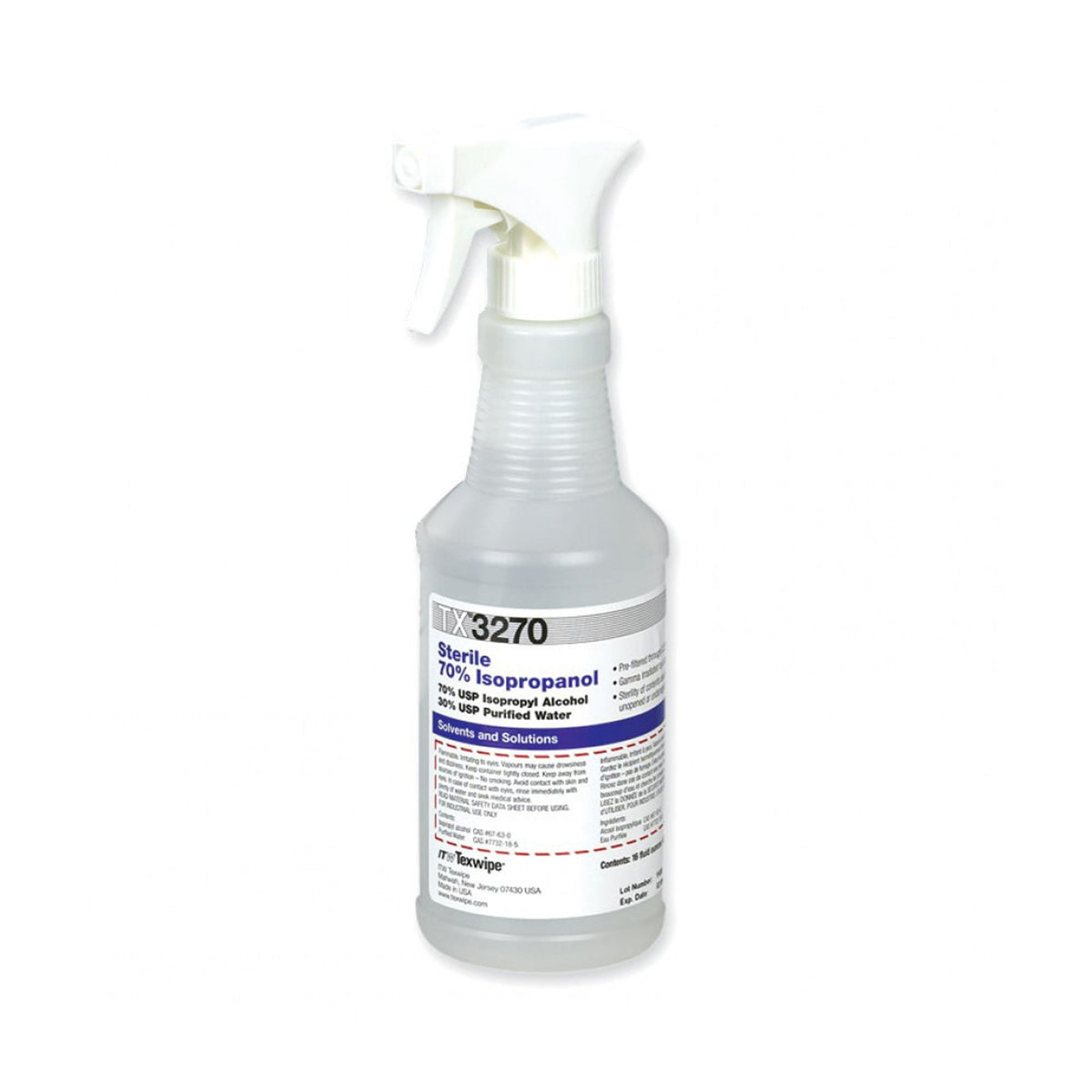 Texwipe® Surface Disinfectant Cleaner, 16 oz Trigger Spray Bottle, EA/1