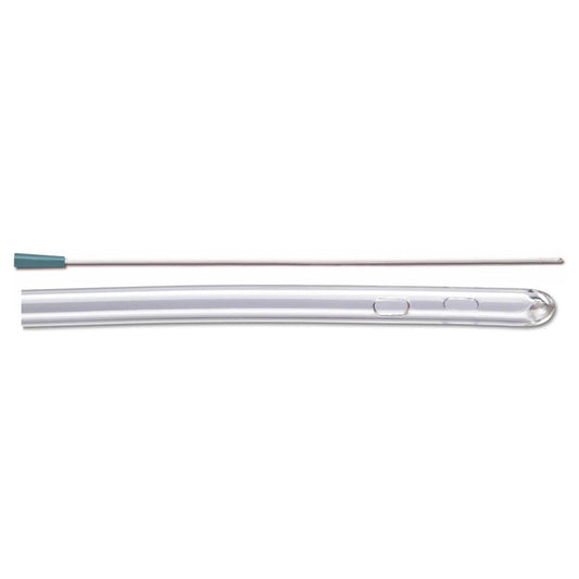 Medline Clear Vinyl Intermittent Catheter, 10 Fr, 16"