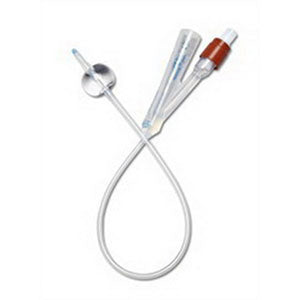 2-Way 100% Silicone Foley Catheter 8 Fr 3 cc