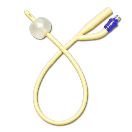 2-Way Silicone-Elastomer Coated Latex Foley Catheter, 24 FR, 10 mL