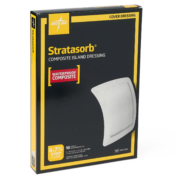 Stratasorb Composite Island Dressing 6" x 7-1/2" Rectangular