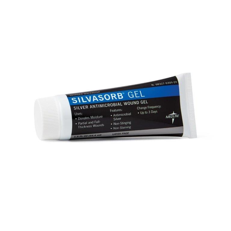 SilvaSorb Silver Antimicrobial Wound Gel, 3 oz. Tube