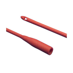 Dover Robinson Red Rubber Urethral Catheter 10 Fr 14"