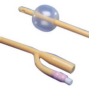 Dover 3-Way Silicone Elastomer Foley Catheter 18 Fr 30 cc