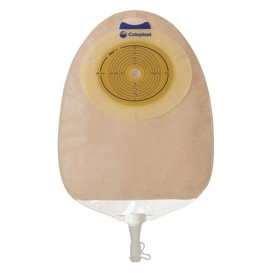 SenSura Xpro Convex Light Extended Wear Urostomy Pouch Cut-To-Fit 5/8"-1-5/16" Transparent