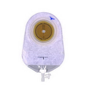 Assura 1-Piece Non-Convex Extra-Extended Wear Urostomy Pouch Cut-to-Fit 3/8" - 2-1/4"