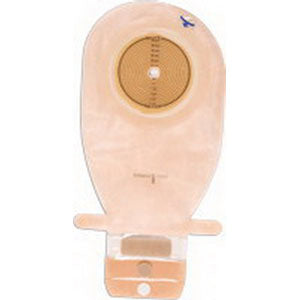 Assura 1-Piece Wide Outlet Drainable Pouch Cut-to-Fit Convex 3/4" - 1-3/4", Opaque