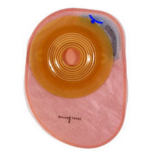 Assura 1-Piece Closed Pouch Precut Convex 1", Opaque