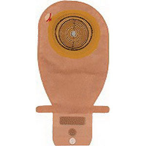 Assura 1-Piece Wide Outlet Drainable Pouch Cut-to-Fit Convex 3/4" - 1-1/4", Transparent