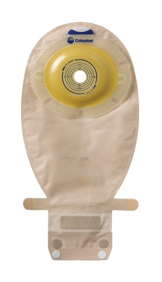 SenSura Xpro Wide Outlet Pre-Cut 7/8" Drainable Pouch With Filter, Maxi, Convex Light, Opaque