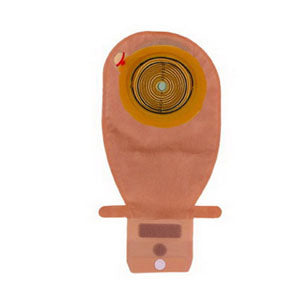 Assura 1-Piece Wide Outlet Drainable Pouch Precut Non-Convex 1", Opaque
