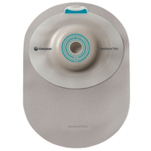 SenSura Mio 1-Piece Closed Pouch, Deep Convex, Maxi, Opaque with Inspection Window, Pre-cut