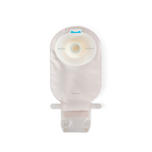 SenSura Mio 1-Piece EasiClose WIDE Outlet, Deep Convex, Maxi, Transparent, Pre-cut