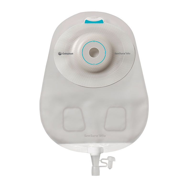 SenSura Mio 1-Piece Urostomy Pouch, Deep Convex, Maxi, Transparent, Pre-cut