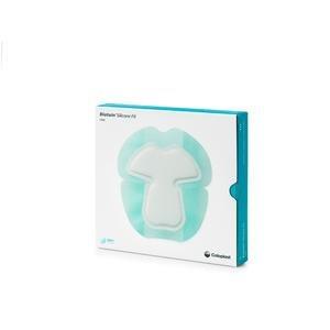 Biatain Silicone Fit Foam Dressing, Heel, Bordered, 7.2" x 6.6"