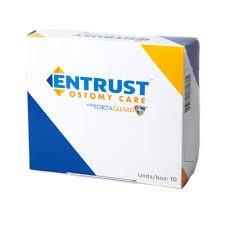 Entrust 9" Drainable Pouch, Transparent, Wire, Standard Wear, Cut-to-Fit, Includes 10 Soft Tail Closures