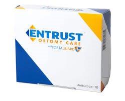 Entrust 9" Urostomy Pouch, Transparent, Extended Wear, Cut-to-Fit, With Drain/Cap, With Belt Tabs