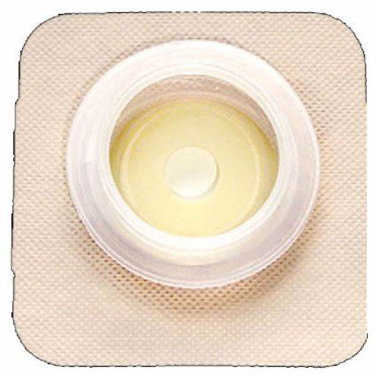 Entrust 5" x 5" Wafer, Convex, Standard Wear, Tape Collar, Beige, 1-3/4" Cut-to-Fit