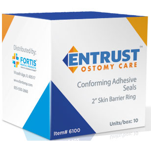 Entrust Ostomy Skin Barrier Ring 2", Thin