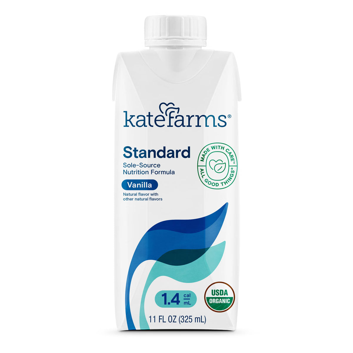 Kate Farms® Standard 1.4 Vanilla Sole-Source Nutrition Formula, 11-ounce Carton, EA/1