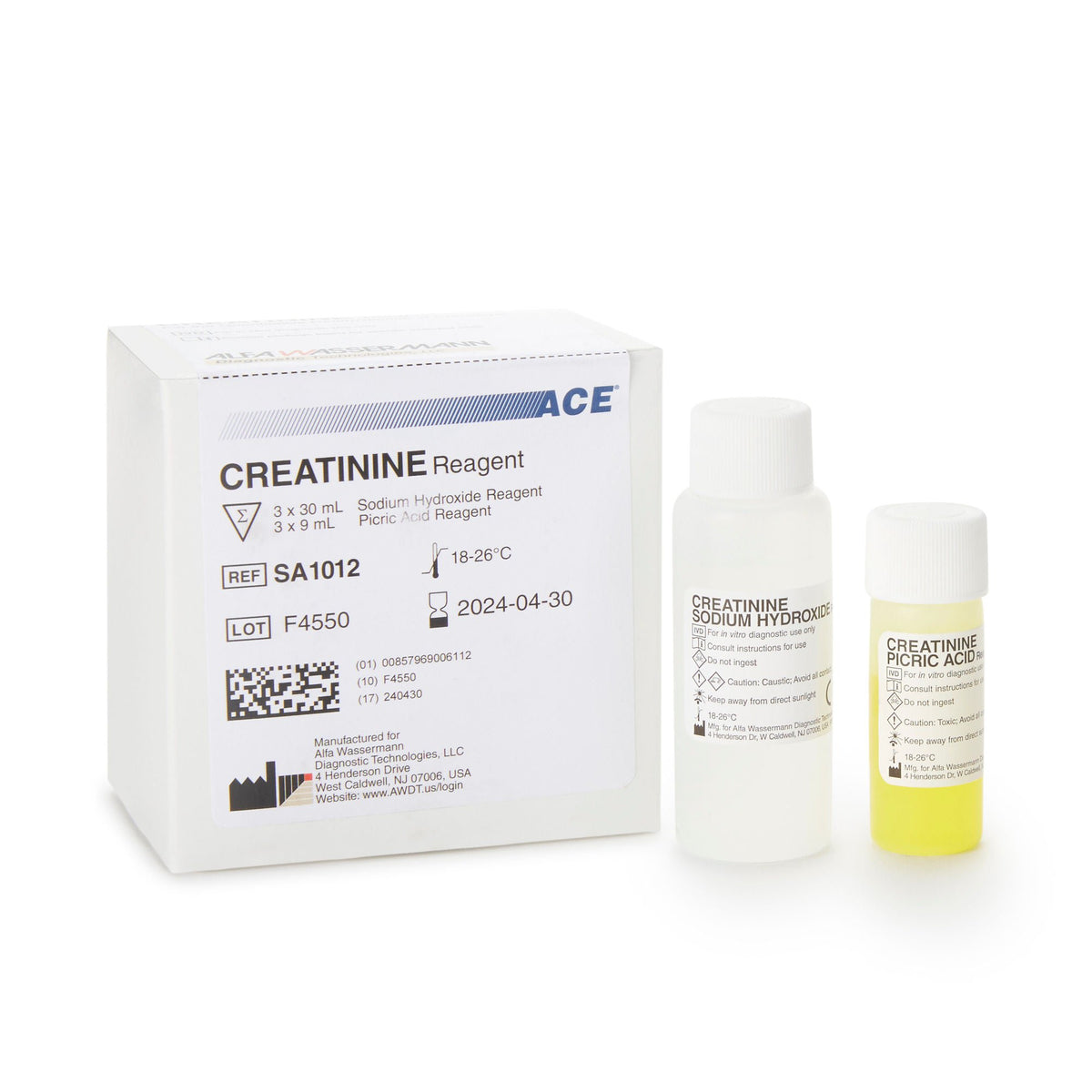 Ace® General Chemistry Reagent, Creatinine test, KT/1