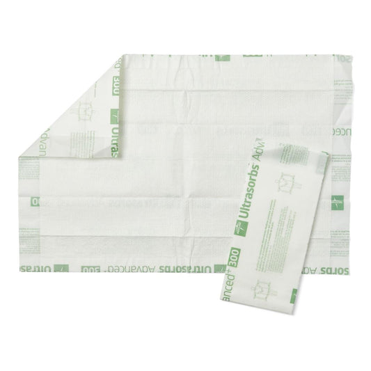 Disposable Underpad Ultrasorbs AP® Low Air Loss and Repositioning 23 X 36 Inch Polymer Heavy Absorbency