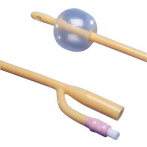 Dover 2-Way Silicone-Elastomer Foley Catheter 14 Fr 30 cc