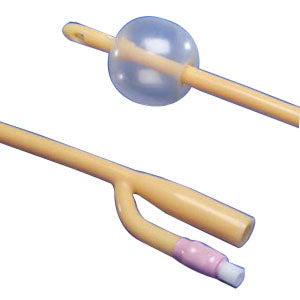 Dover 2-Way Silicone-Elastomer Foley Catheter 16 Fr 30 cc
