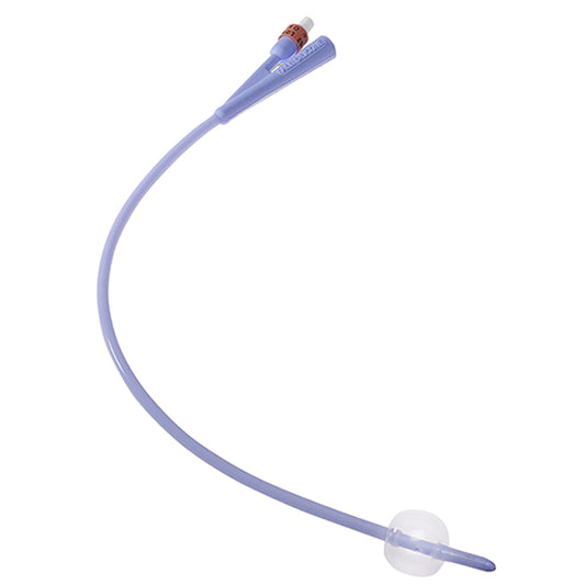 Dover 100% Silicone Council Tip 2-Way Foley Catheter, 18 Fr 5 cc