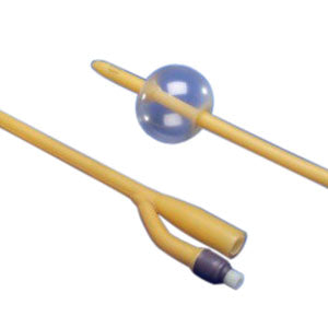 Dover 2-Way Silicone-Coated Foley Catheter 12 Fr 5 cc