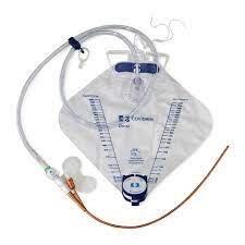 Dover 100% Silicone 400 ML U/M Foley Tray, LL, 14 FR (4.7 MM), 5 CC, 2000 ML Drain Bag, Cath Secure